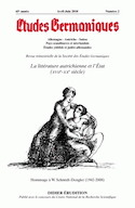 Etudes germaniques, no 02, 2010